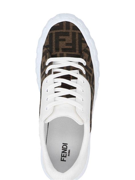 fendi sneakers white|More.